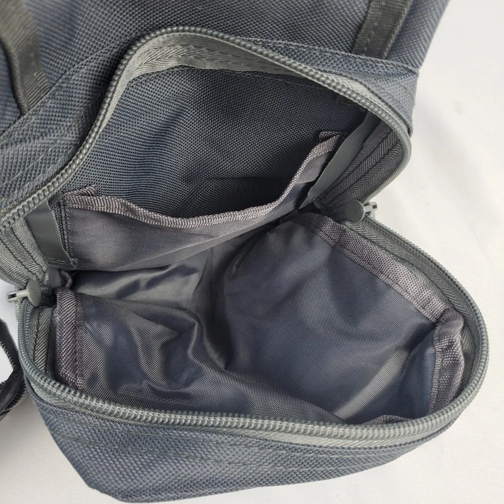 Trout Unlimited Gray Canvas Sling Pack Crossbody Bag w MOLLE Pockets NWOT